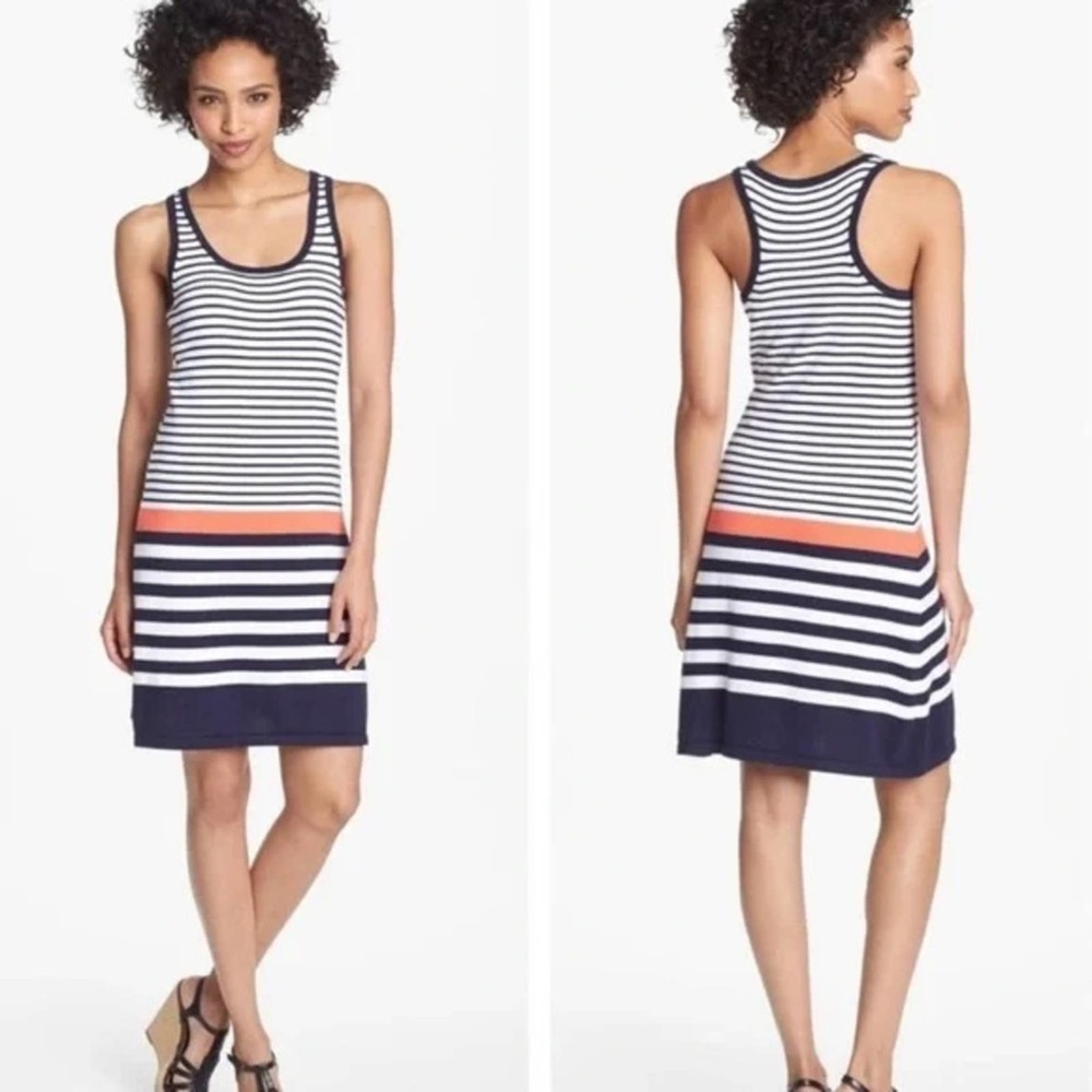 Lilly Pulitzer Navy Stripe Stanton Sweater Tank Dress